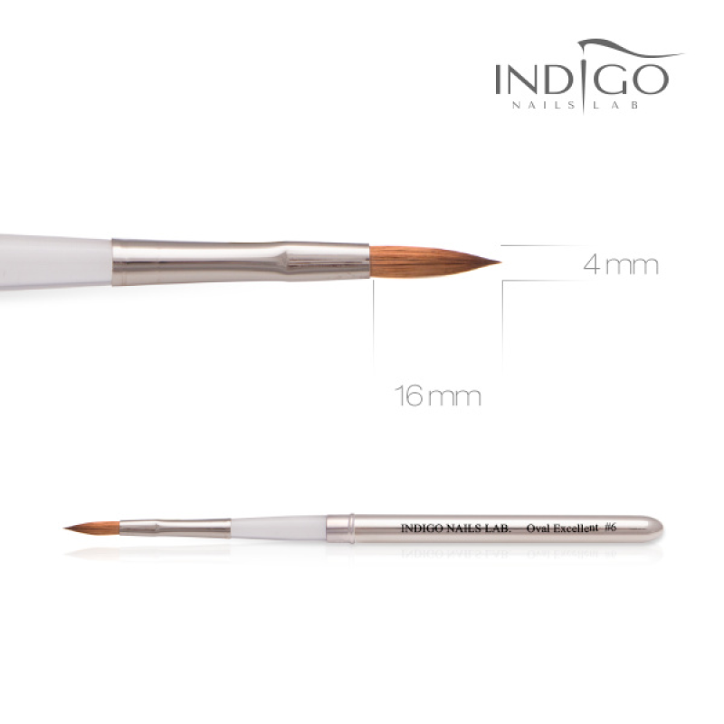 Indigo Brush Oval Excellent n.6