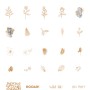 Stickers Gold - Botanical