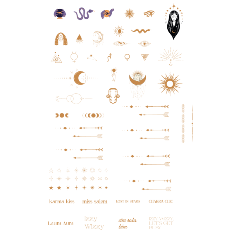 Stickers Gold - Spiritual