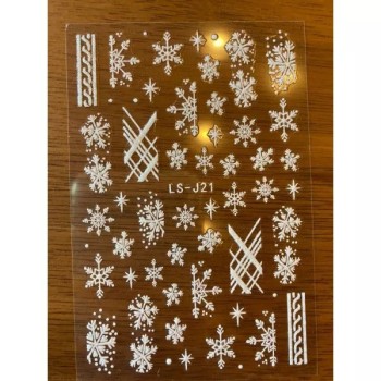 Xmas Sticker - Fiocchi di neve
