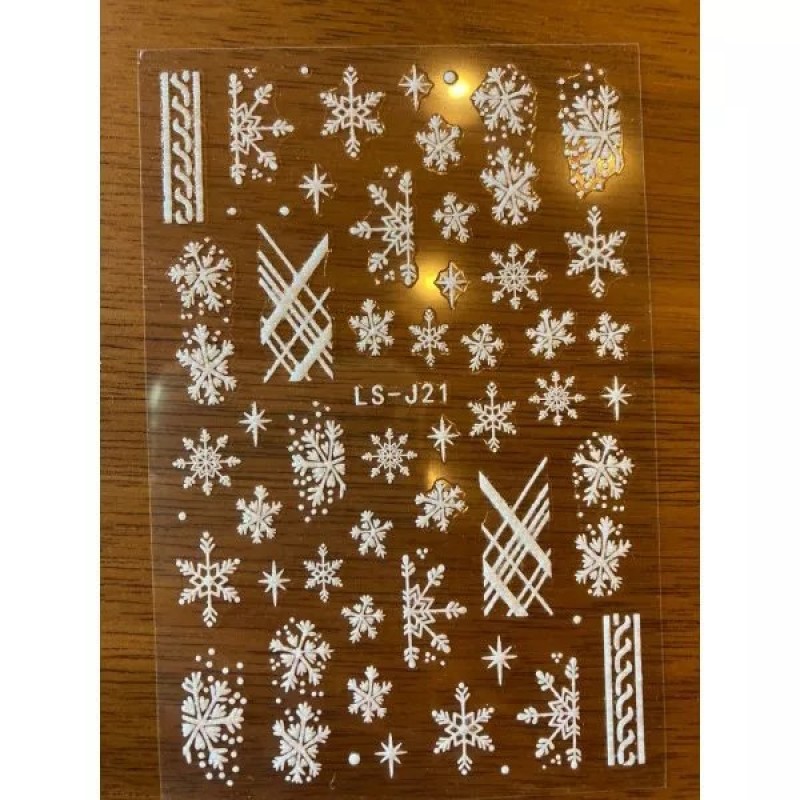 Xmas Sticker - Fiocchi di neve