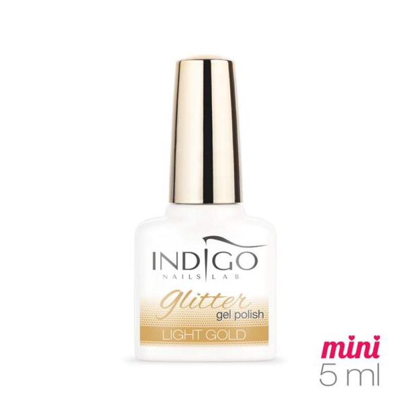Light Gold Glitter Gel Polish 7ml